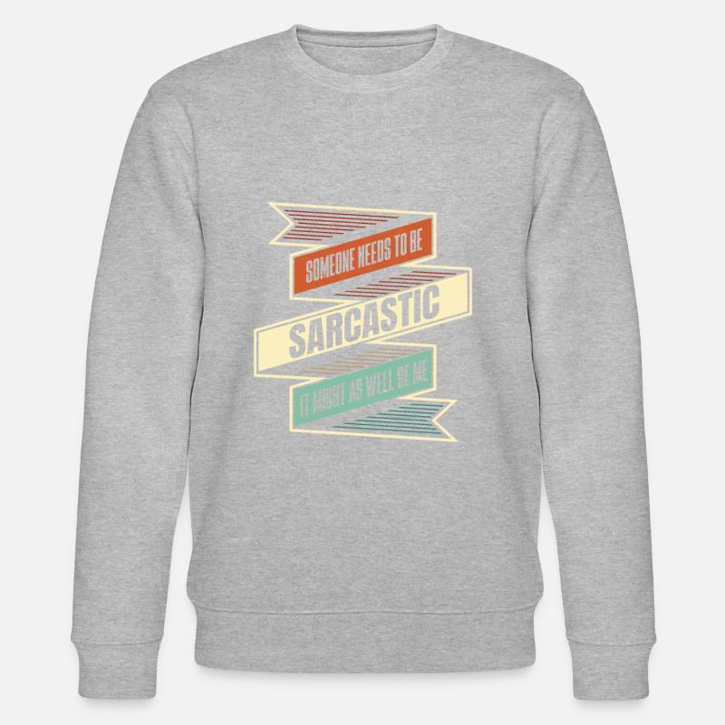 Humour noir - Sweat bio CHANGER Stanley/Stella Unisexe - gris chiné