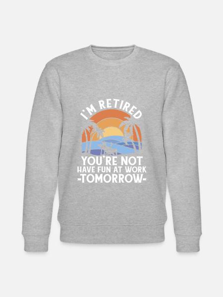 Pensioner Pension Funny - Stanley/Stella CHANGER Unisex Organic Sweatshirt - heather grey