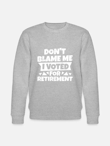 Pensioner pension - Stanley/Stella CHANGER Unisex Organic Sweatshirt - heather grey