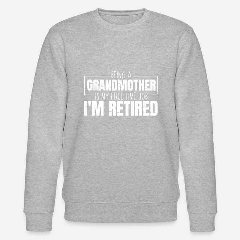 Rentner Rente - Stanley/Stella Unisex Bio-Sweatshirt CHANGER - Grau meliert