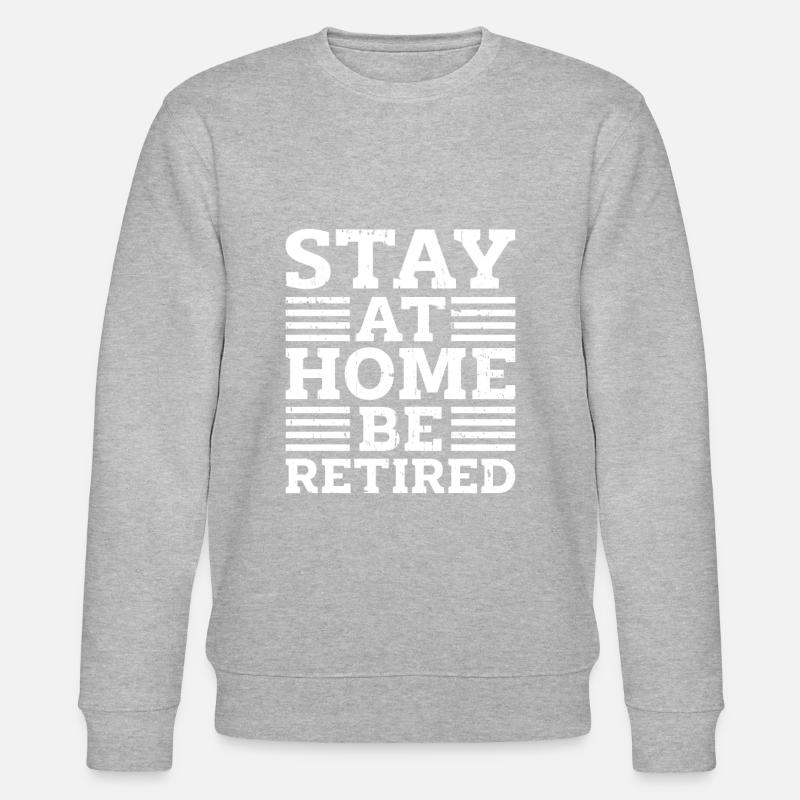 Rentner Rente - Stanley/Stella Unisex Bio-Sweatshirt CHANGER  - Grau meliert