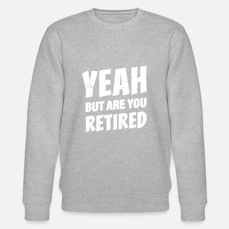 Rentner Rente - Stanley/Stella Unisex Bio-Sweatshirt CHANGER  - Grau meliert
