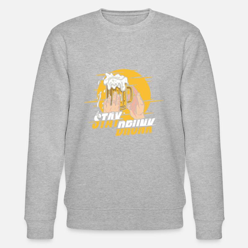 Bier Bierliebhaber Cool - Stanley/Stella Unisex Bio-Sweatshirt CHANGER  - Grau meliert