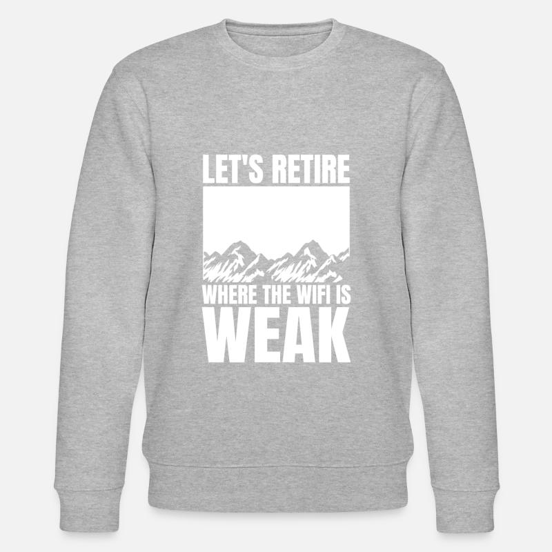 Pension de pensionné - Sweat bio CHANGER Stanley/Stella Unisexe - gris chiné