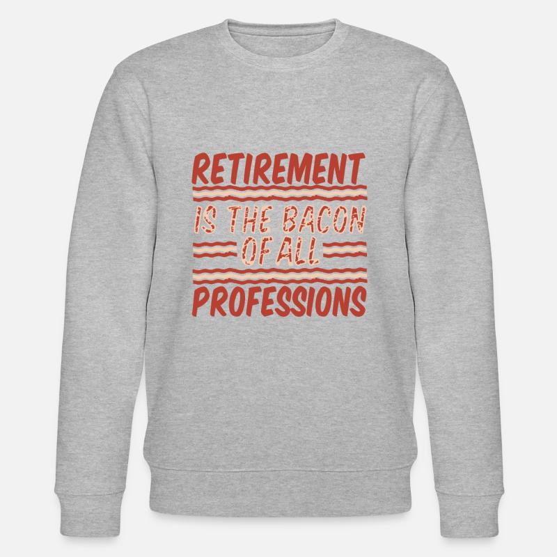 Rentner Rente Speck - Stanley/Stella Unisex Bio-Sweatshirt CHANGER  - Grau meliert