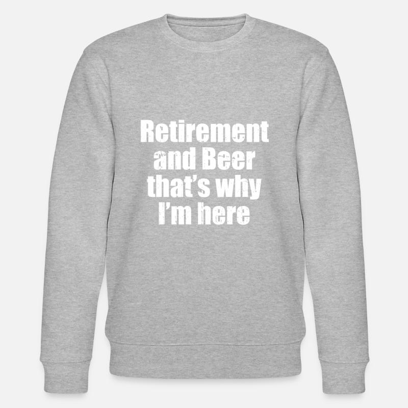 Pension de pensionné - Sweat bio CHANGER Stanley/Stella Unisexe - gris chiné