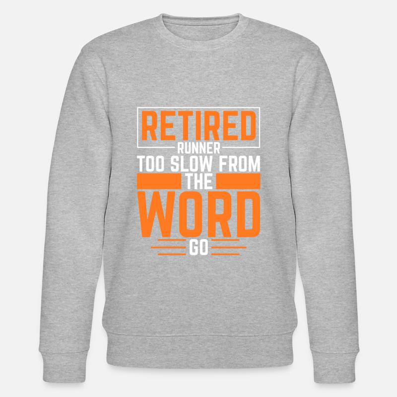Pension de retraité drôle - Sweat bio CHANGER Stanley/Stella Unisexe - gris chiné