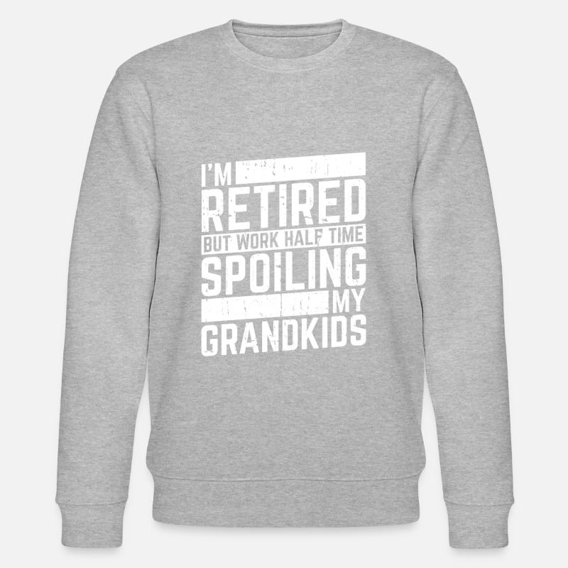 Rentner Rente - Stanley/Stella Unisex Bio-Sweatshirt CHANGER - Grau meliert