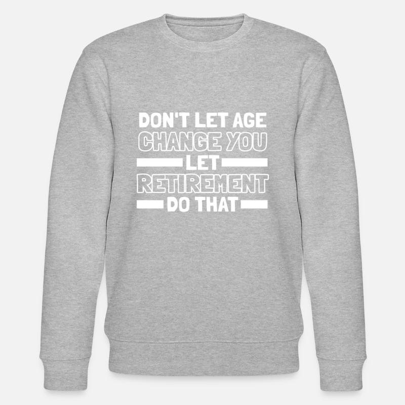 Rentner Rente Witzig - Stanley/Stella Unisex Bio-Sweatshirt CHANGER - Grau meliert