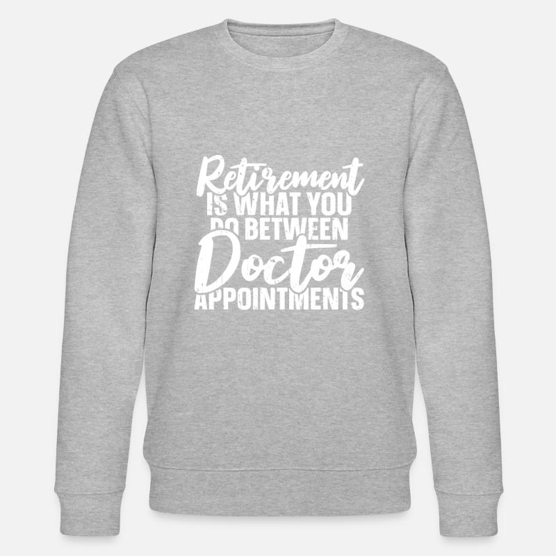 Rentner Rente - Stanley/Stella Unisex Bio-Sweatshirt CHANGER  - Grau meliert