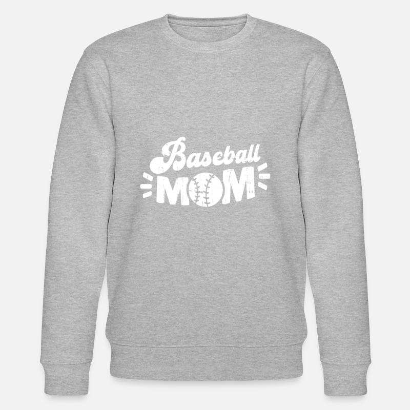 Baseball Baseball Maman - Sweat bio CHANGER Stanley/Stella Unisexe - gris chiné