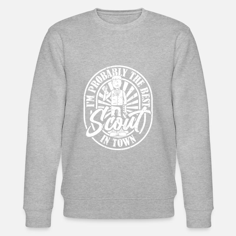 Éclaireur - Sweat bio CHANGER Stanley/Stella Unisexe - gris chiné
