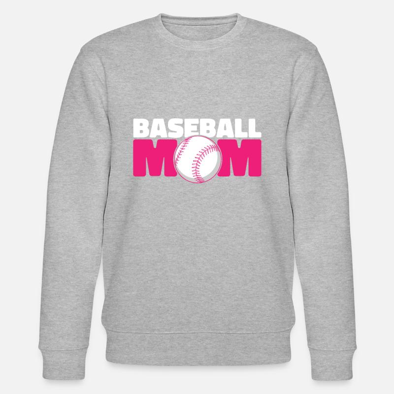 Maman baseball, maman baseball - Sweat bio CHANGER Stanley/Stella Unisexe - gris chiné