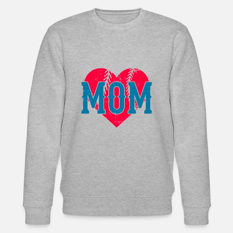 Baseball Maman Baseball Maman - Sweat bio CHANGER Stanley/Stella Unisexe - gris chiné