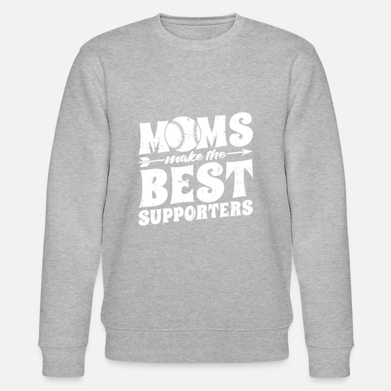 Baseball Baseball Mama - Stanley/Stella Unisex Bio-Sweatshirt CHANGER  - Grau meliert