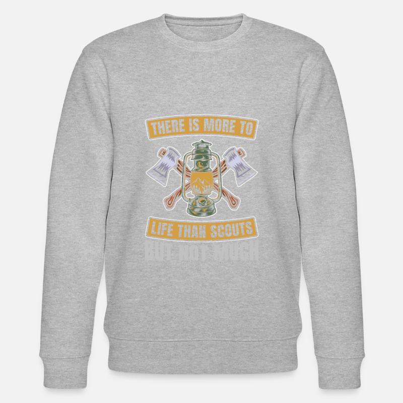 Boy Scout Drôle - Sweat bio CHANGER Stanley/Stella Unisexe - gris chiné