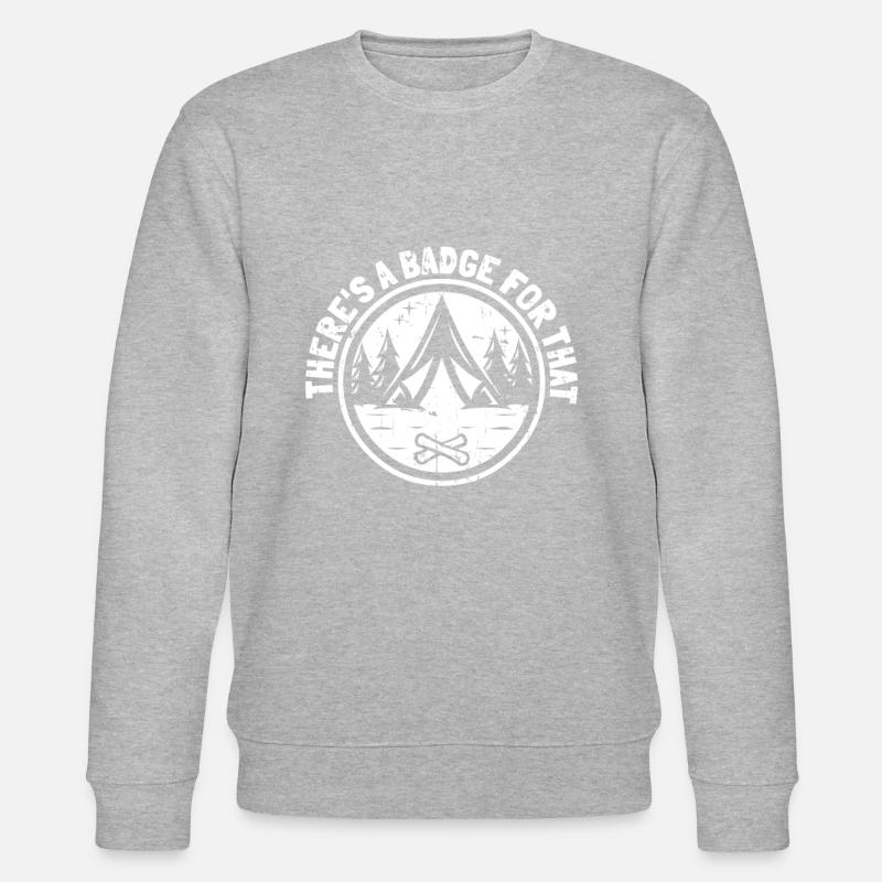 Pfadfinder - Stanley/Stella Unisex Bio-Sweatshirt CHANGER  - Grau meliert