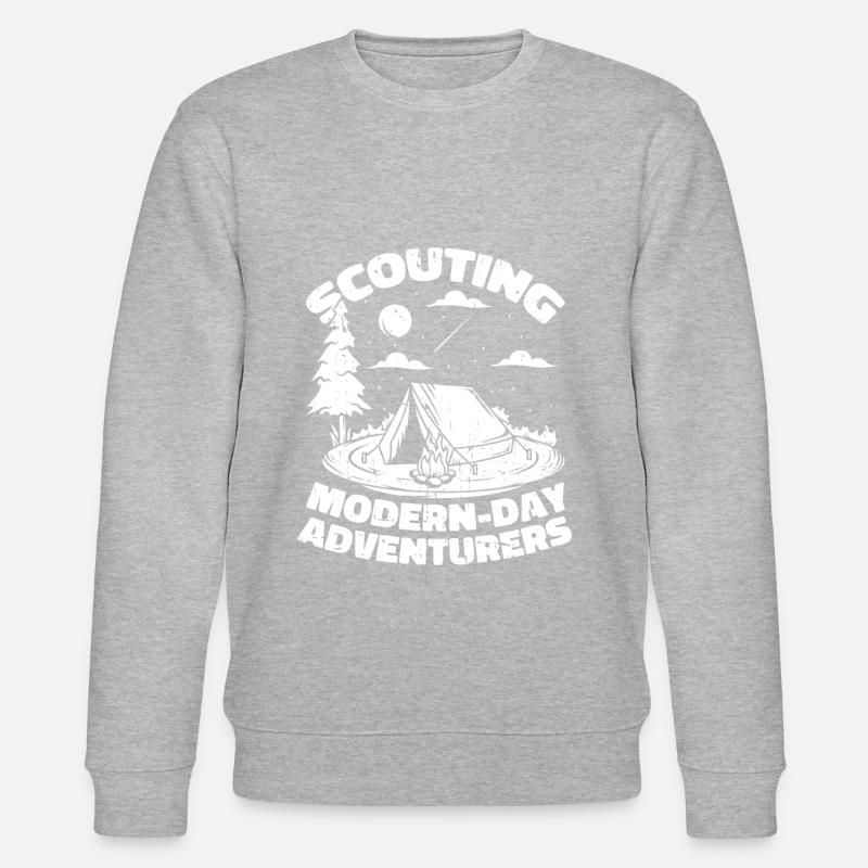 Éclaireur - Sweat bio CHANGER Stanley/Stella Unisexe - gris chiné