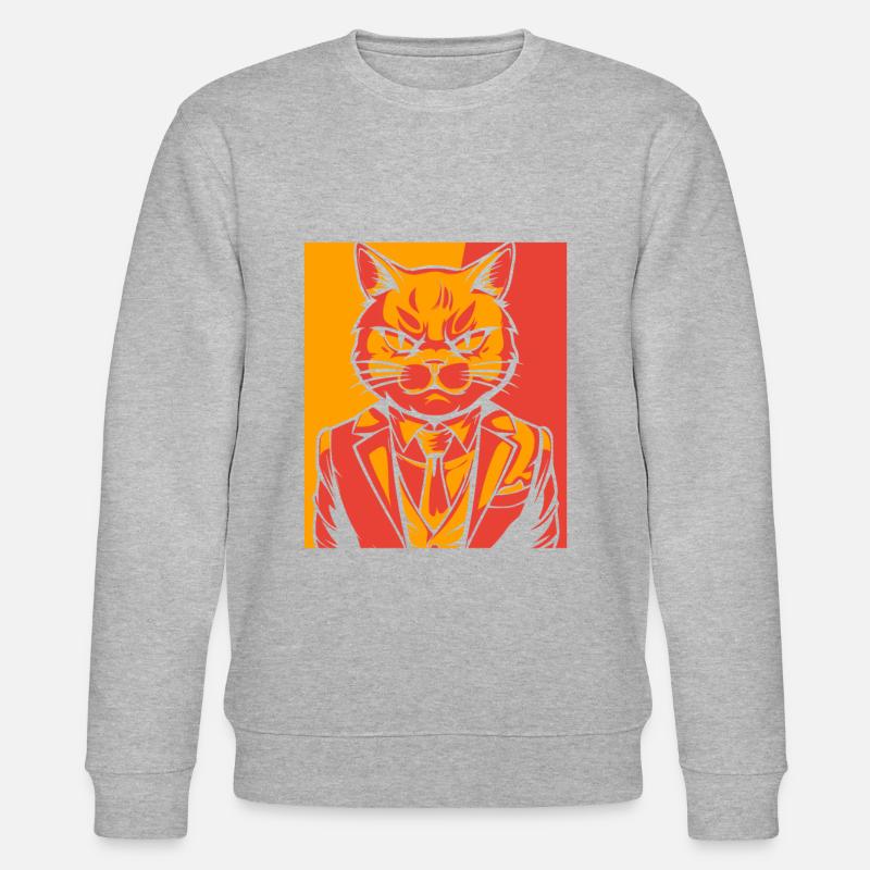 Chat - Sweat bio CHANGER Stanley/Stella Unisexe - gris chiné