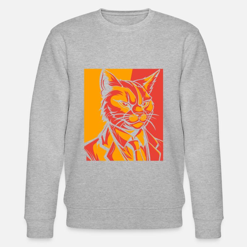 Chat - Sweat bio CHANGER Stanley/Stella Unisexe - gris chiné