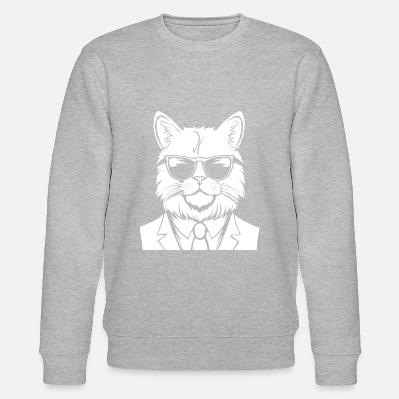 Costume de chat - Sweat bio CHANGER Stanley/Stella Unisexe - gris chiné