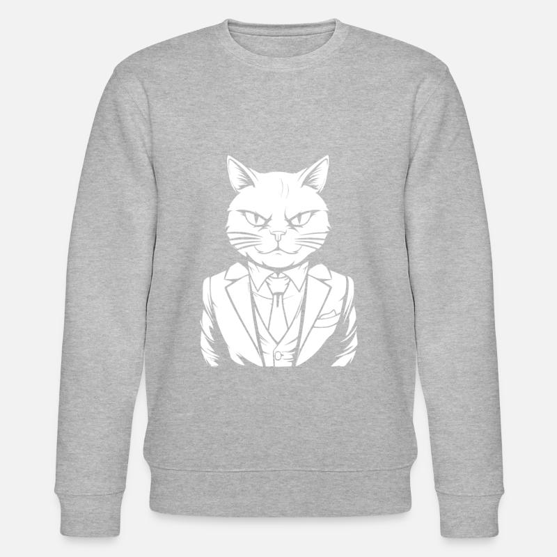 Costume de chat - Sweat bio CHANGER Stanley/Stella Unisexe - gris chiné