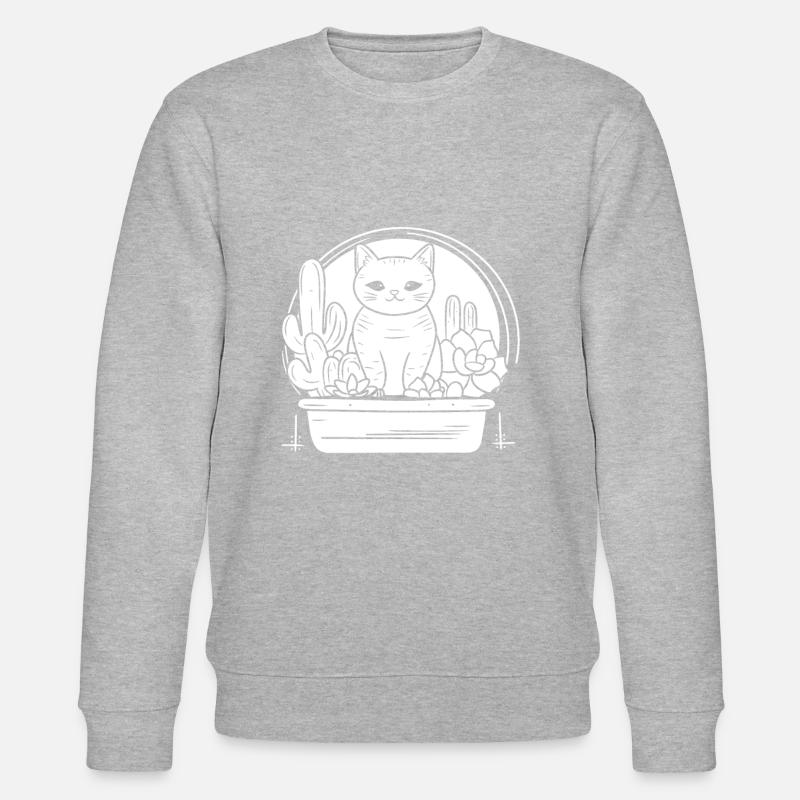 Chat - Sweat bio CHANGER Stanley/Stella Unisexe - gris chiné