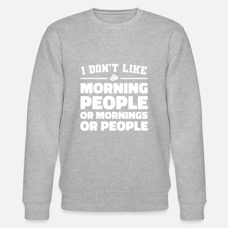 Humour noir Drôle - Sweat bio CHANGER Stanley/Stella Unisexe - gris chiné