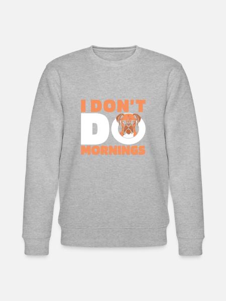 Boxer Dog German Boxer Funny - Stanley/Stella CHANGER Unisex Organic Sweatshirt - heather grey