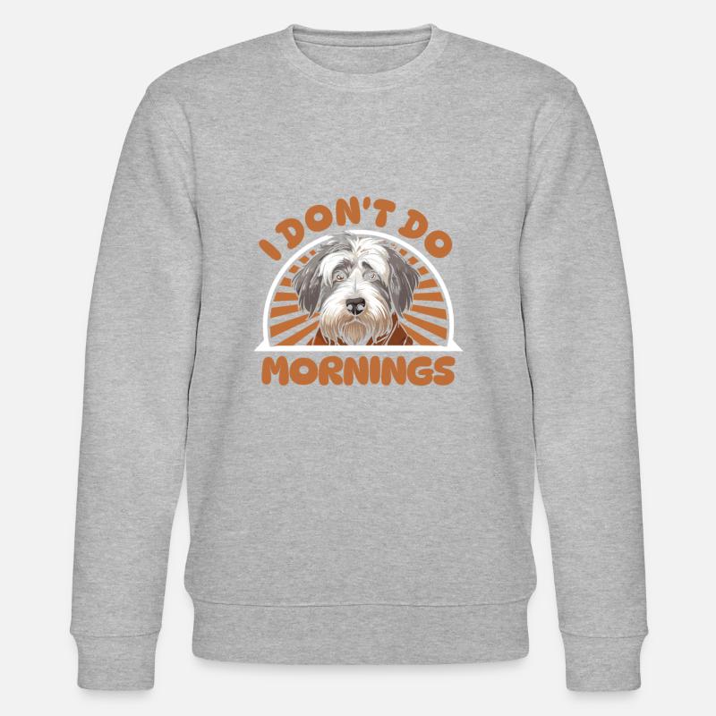 Old English Shepherd Bobtail Funny - Stanley/Stella CHANGER Unisex Organic Sweatshirt - heather grey
