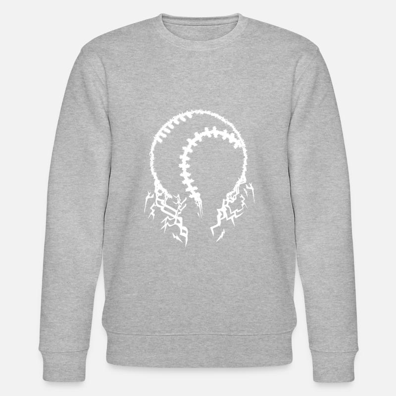 Baseball - Stanley/Stella Unisex Bio-Sweatshirt CHANGER  - Grau meliert