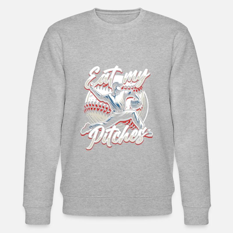 Baseball - Stanley/Stella Unisex Bio-Sweatshirt CHANGER  - Grau meliert