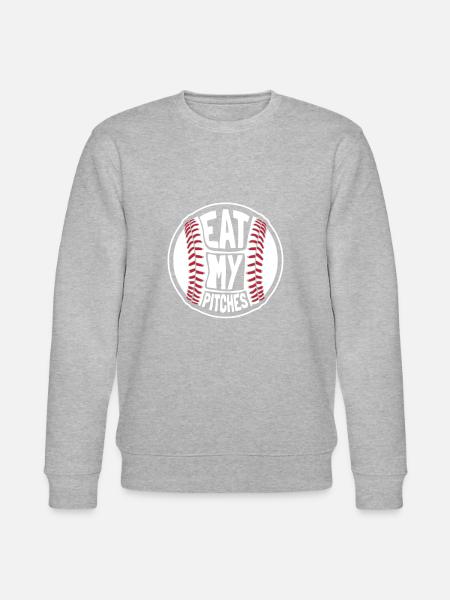 Baseball Funny - Stanley/Stella CHANGER Unisex Organic Sweatshirt - heather grey