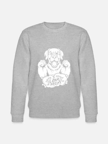 Bouvier bernois J’aime maman - Sweat bio CHANGER Stanley/Stella Unisexe - gris chiné