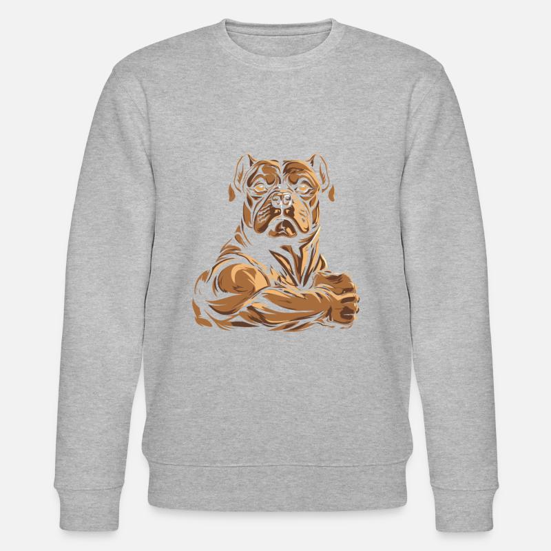 American Bully Cool - Stanley/Stella Unisex Bio-Sweatshirt CHANGER  - Grau meliert