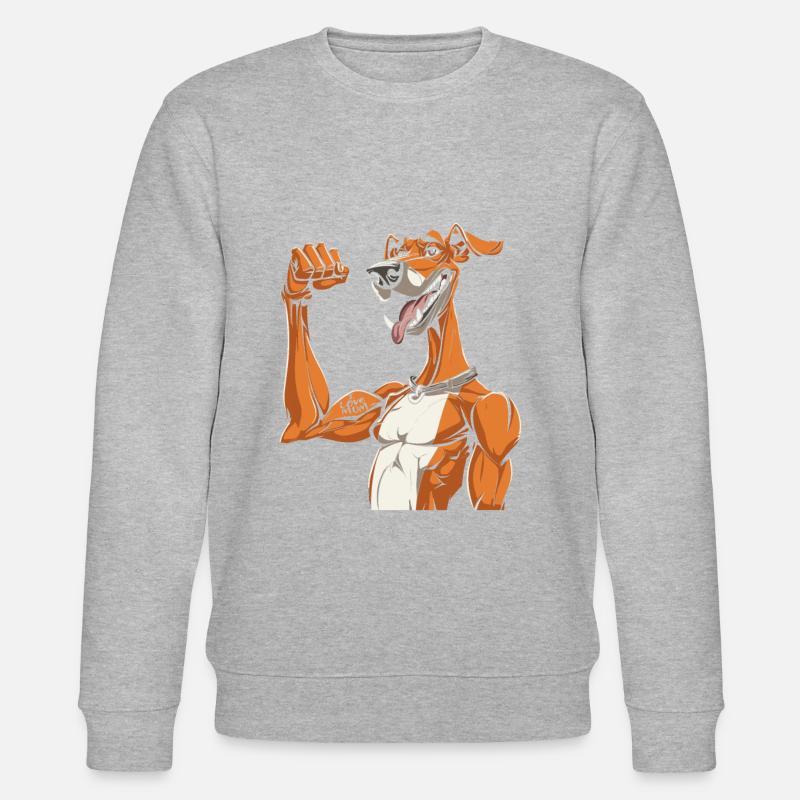Greyhound Windhund J’aime Maman - Sweat bio CHANGER Stanley/Stella Unisexe - gris chiné