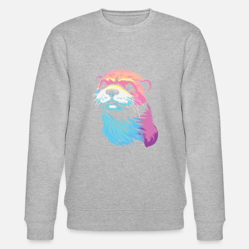 Otter - Stanley/Stella Unisex Bio-Sweatshirt CHANGER  - Grau meliert