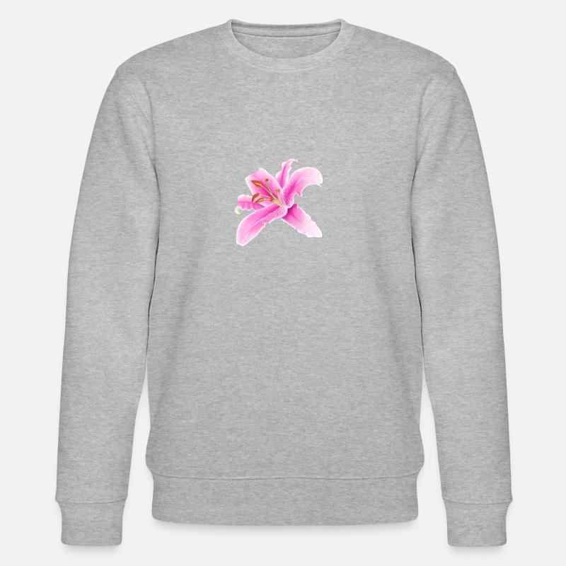 Lilie - Stanley/Stella Unisex Bio-Sweatshirt CHANGER  - Grau meliert