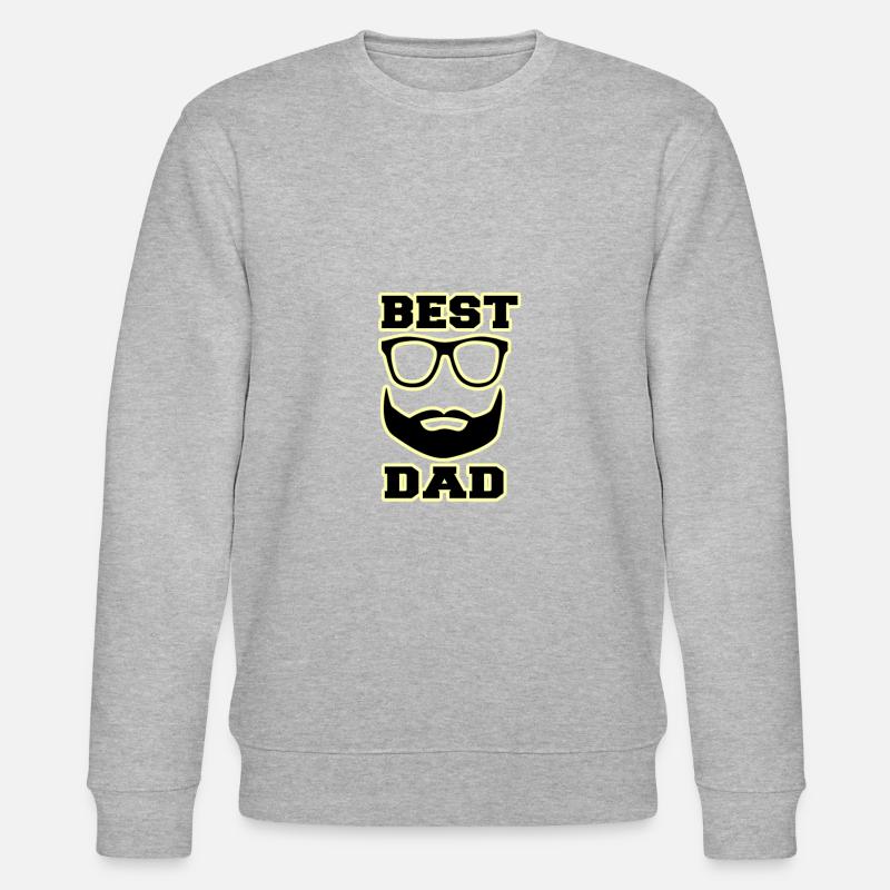 Best Dad - Stanley/Stella Unisex Bio-Sweatshirt CHANGER  - Grau meliert