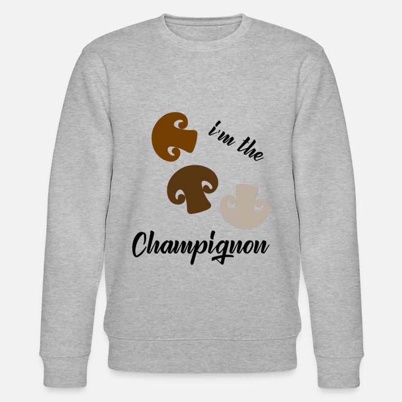 Je suis le champignon - Sweat bio CHANGER Stanley/Stella Unisexe - gris chiné