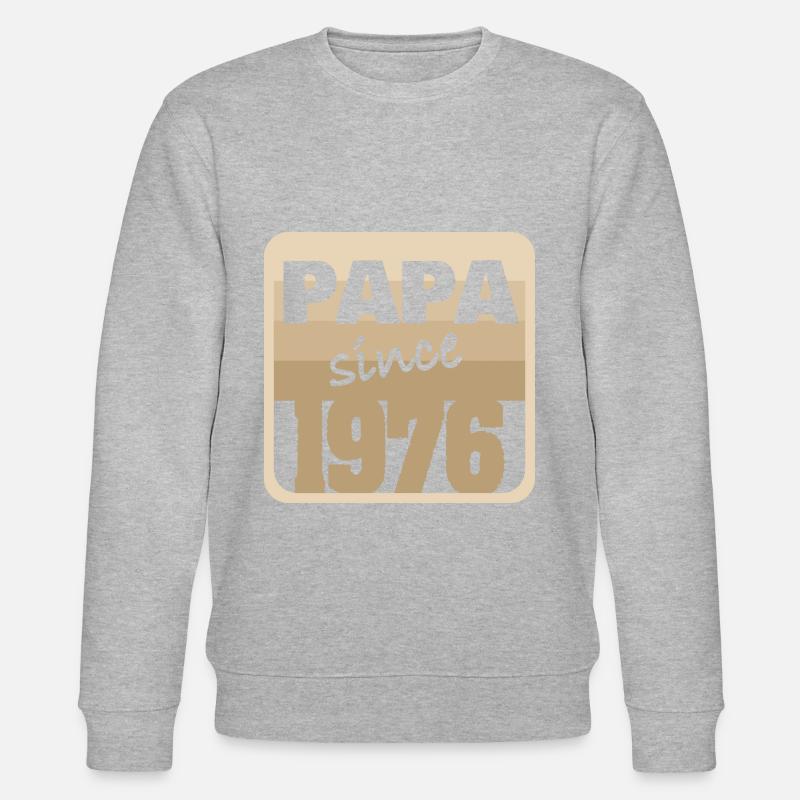 1976 1976 - Sweat bio CHANGER Stanley/Stella Unisexe - gris chiné