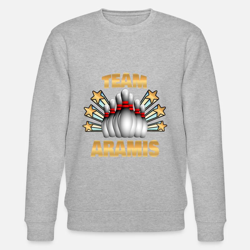 Bowling Aramis - Stanley/Stella Unisex Bio-Sweatshirt CHANGER  - Grau meliert
