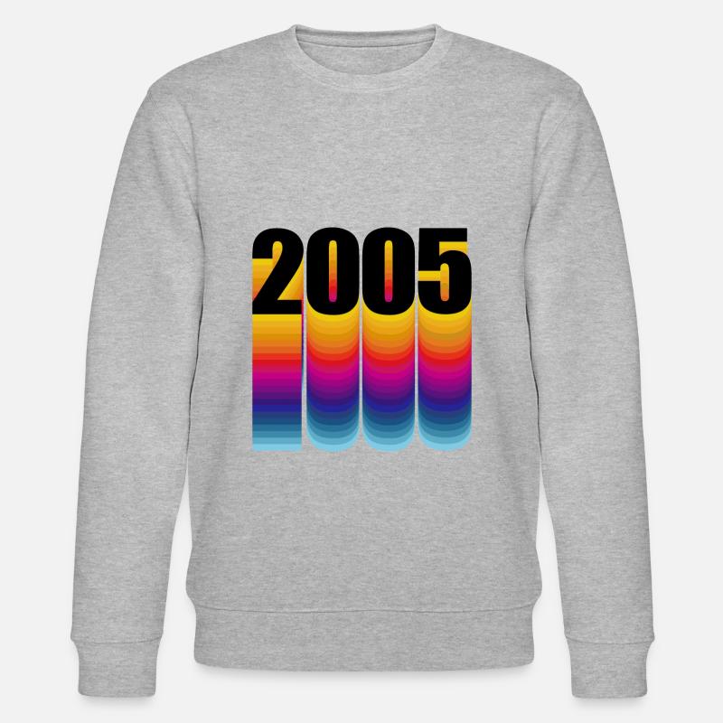 Naissance 2005 Année de naissance - Sweat bio CHANGER Stanley/Stella Unisexe - gris chiné