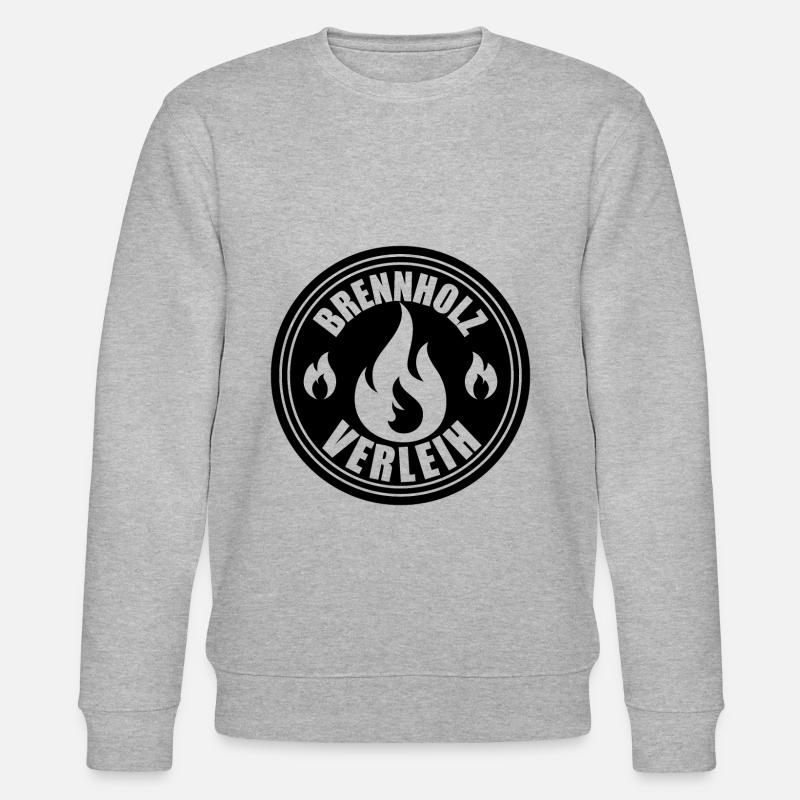 Brennholz Verleih - Stanley/Stella Unisex Bio-Sweatshirt CHANGER  - Grau meliert