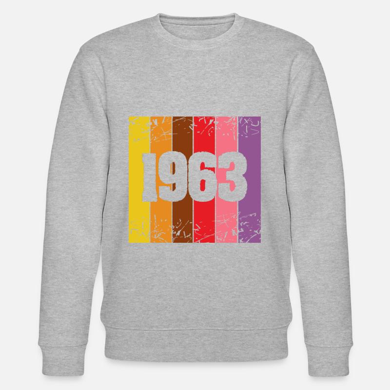 63er - Stanley/Stella Unisex Bio-Sweatshirt CHANGER  - Grau meliert