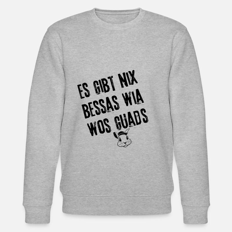 Guads Vibes Only | Redewendung - Stanley/Stella Unisex Bio-Sweatshirt CHANGER  - Grau meliert