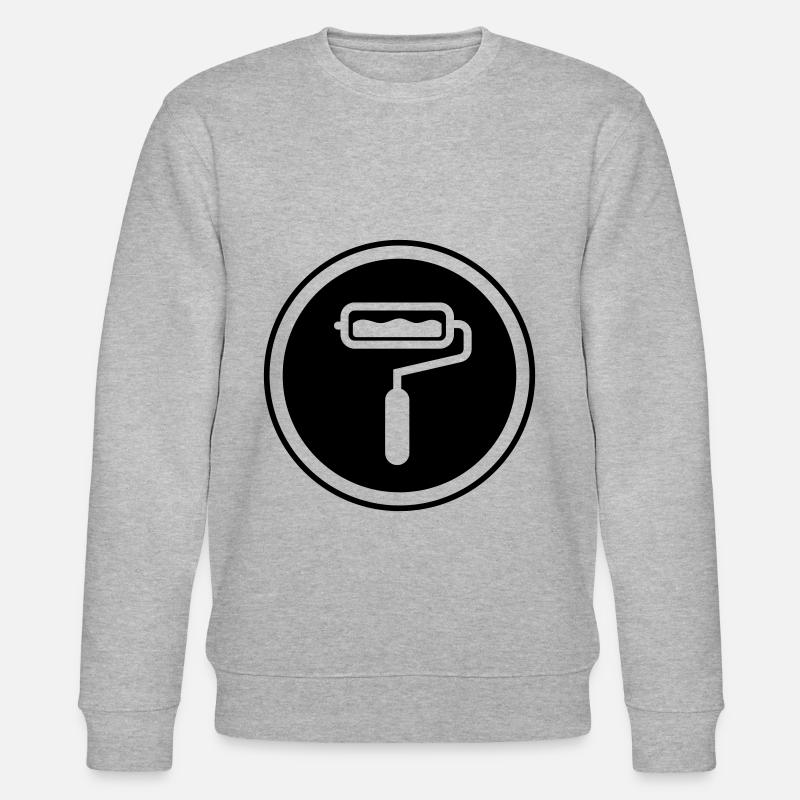 Painter Silhouette icon - Stanley/Stella CHANGER Unisex Organic Sweatshirt - heather grey