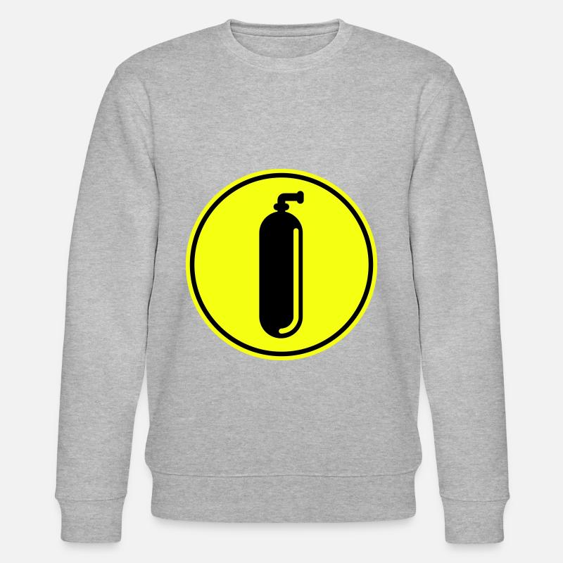 Cercle de plongée à l’oxygène - Sweat bio CHANGER Stanley/Stella Unisexe - gris chiné