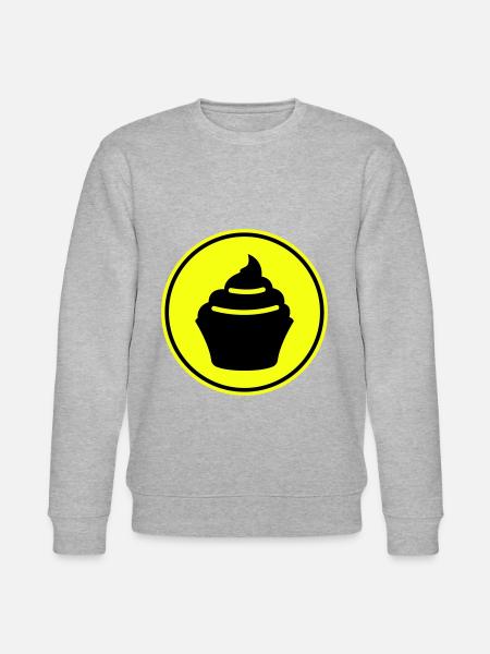 Muffin Silhouette icon - Stanley/Stella CHANGER Unisex Organic Sweatshirt - heather grey