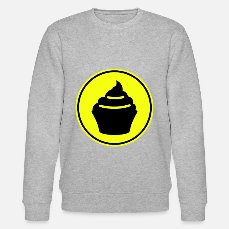 Muffin Silhouette icon - Stanley/Stella Unisex Bio-Sweatshirt CHANGER  - Grau meliert